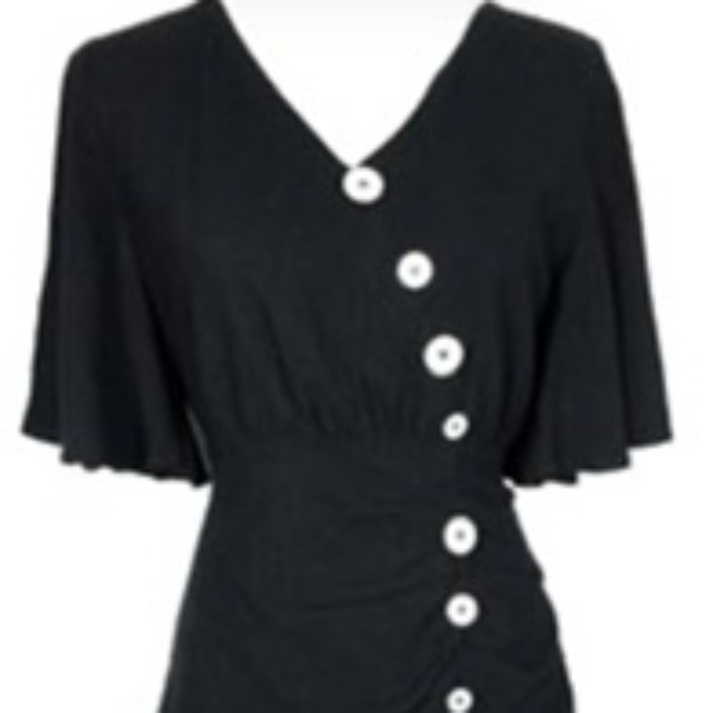 Aaron & Amber Ruched Mini Dress